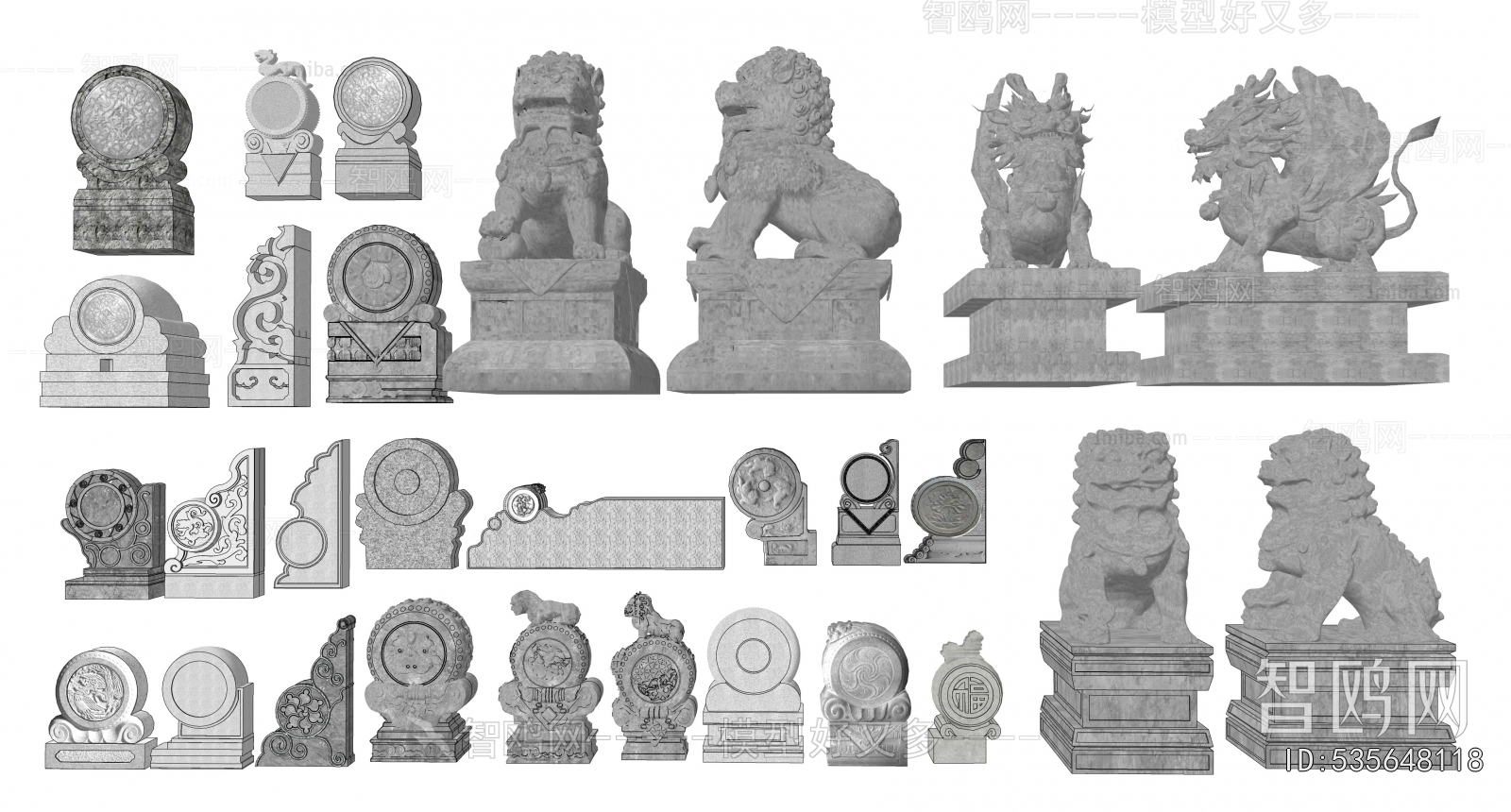 Chinese Style Stone Carving