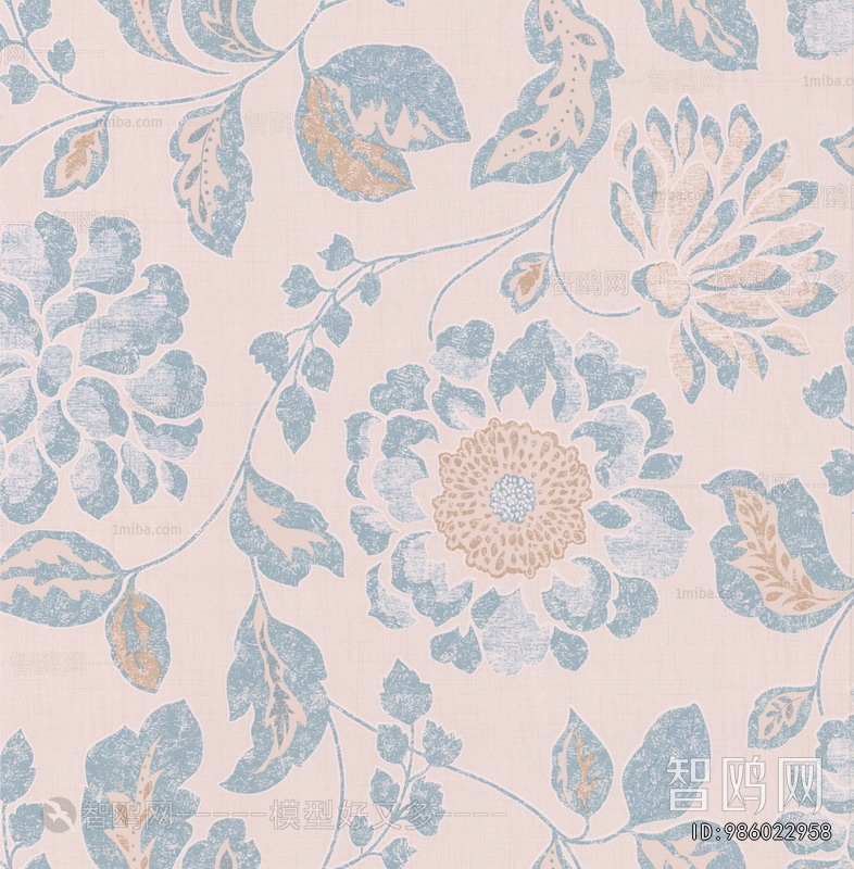 Animal And Plant Pattern Wallpaper