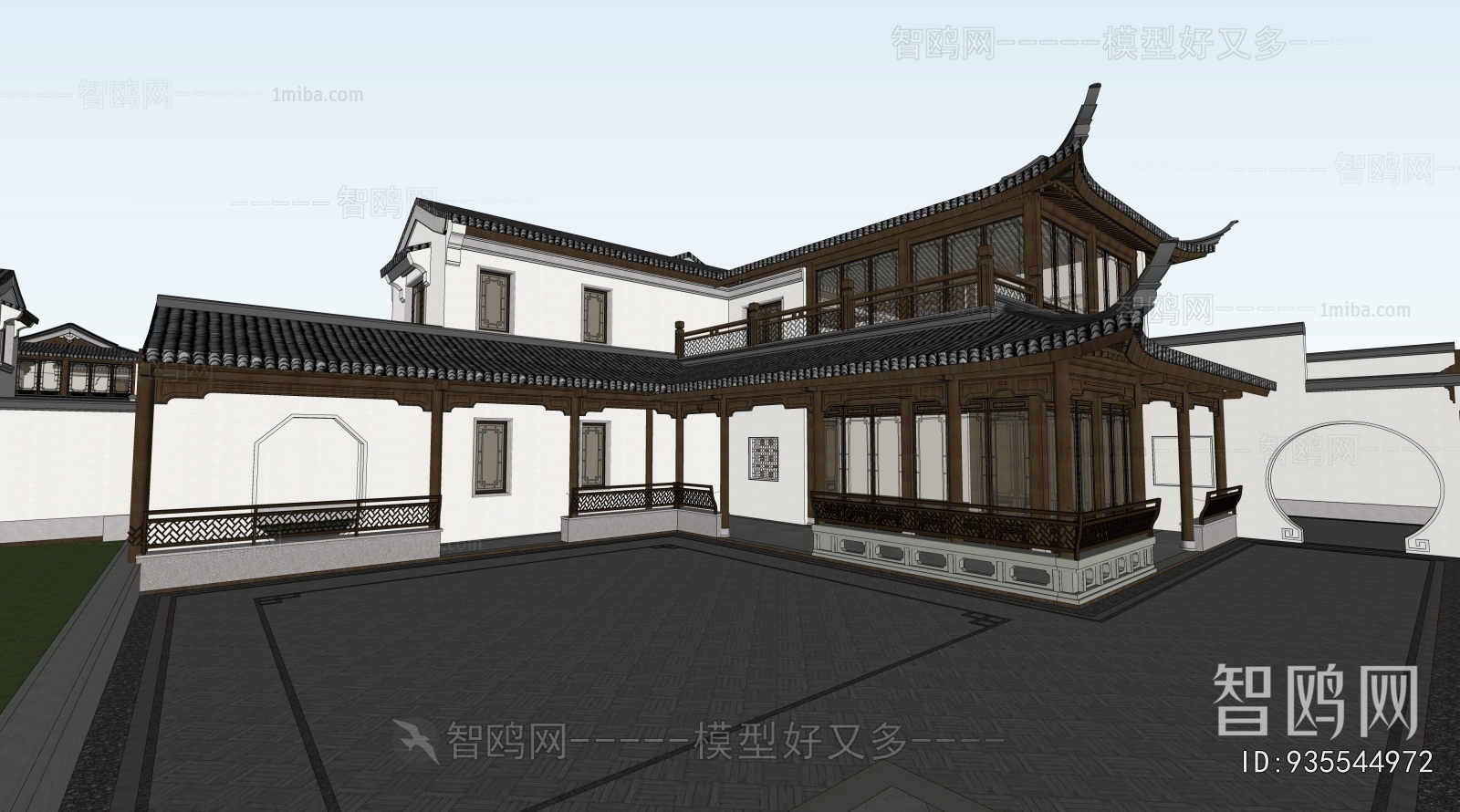 Chinese Style Residential Building