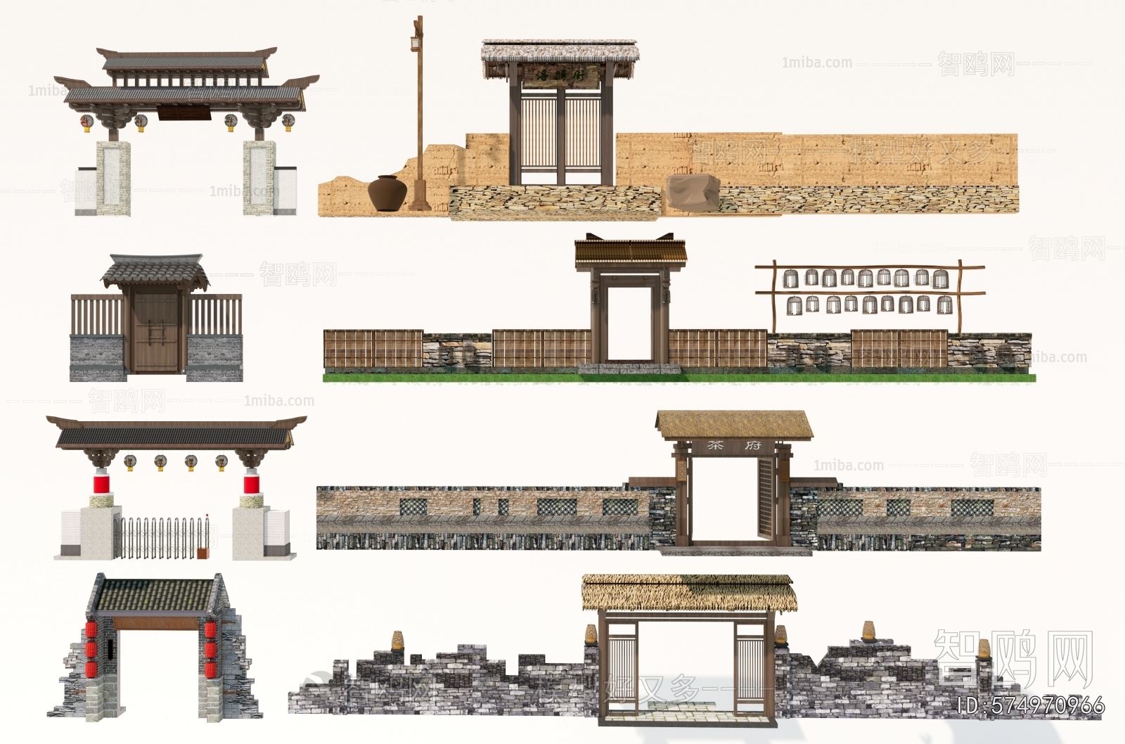 Chinese Style Facade Element