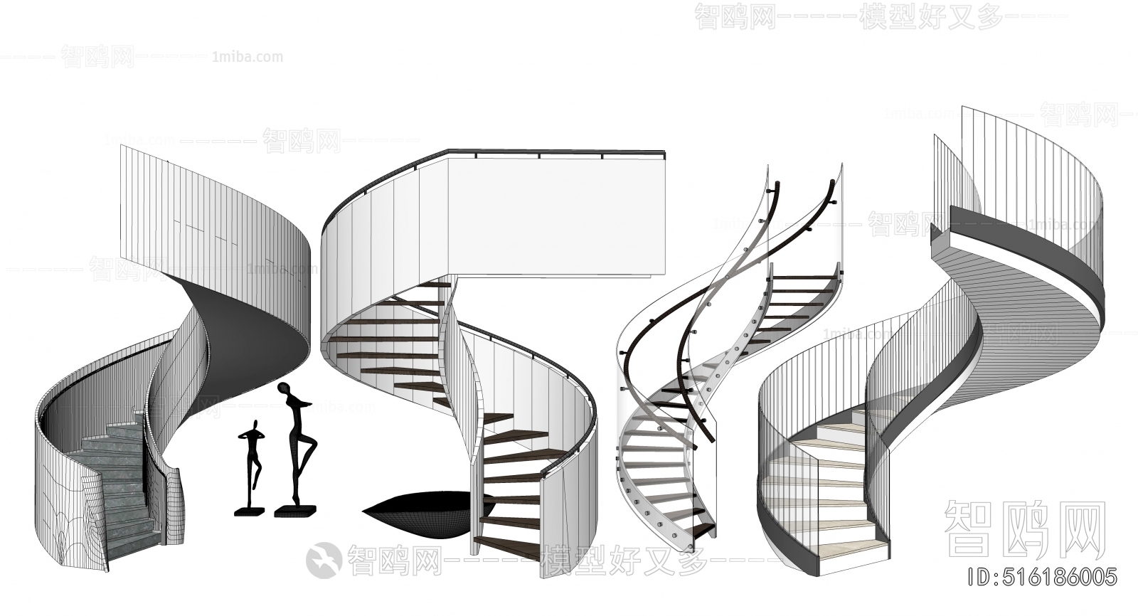 Modern Rotating Staircase