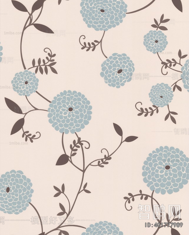 Animal And Plant Pattern Wallpaper