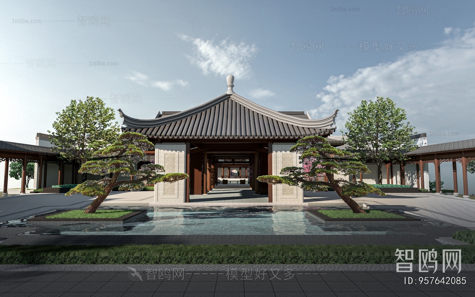 Chinese Style Residential Building