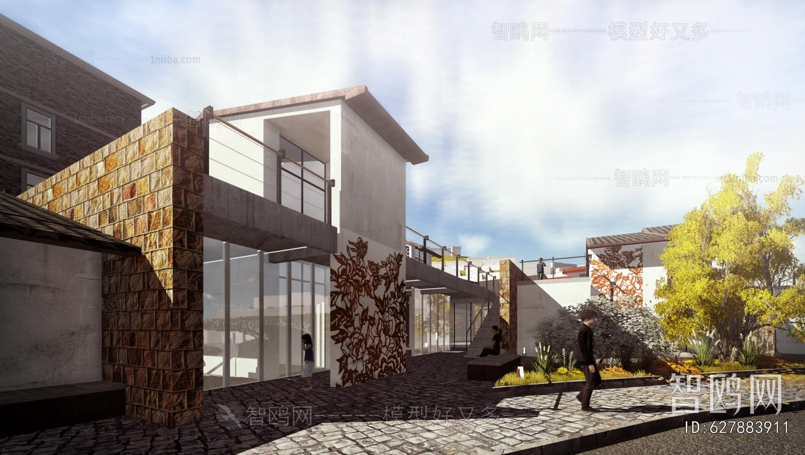 Modern Appearance Of Commercial Building