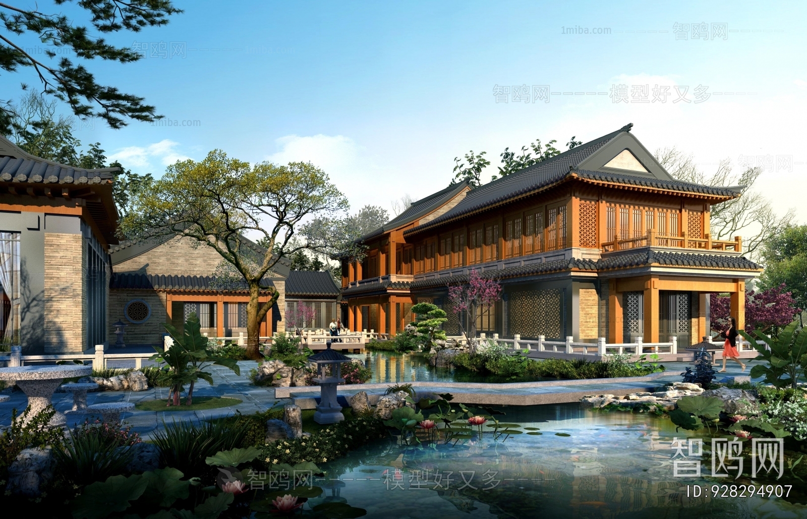 Chinese Style Courtyard/landscape