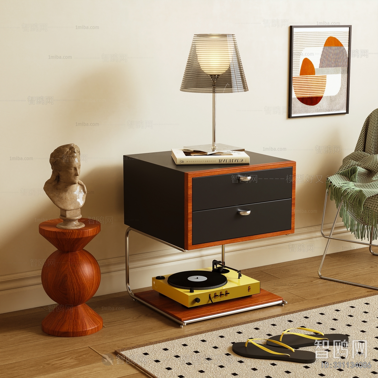 Modern Bedside Cupboard