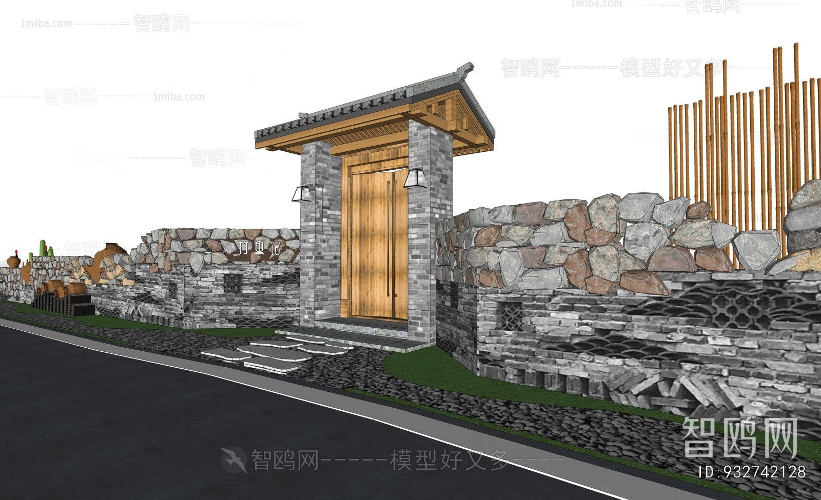 Chinese Style Facade Element