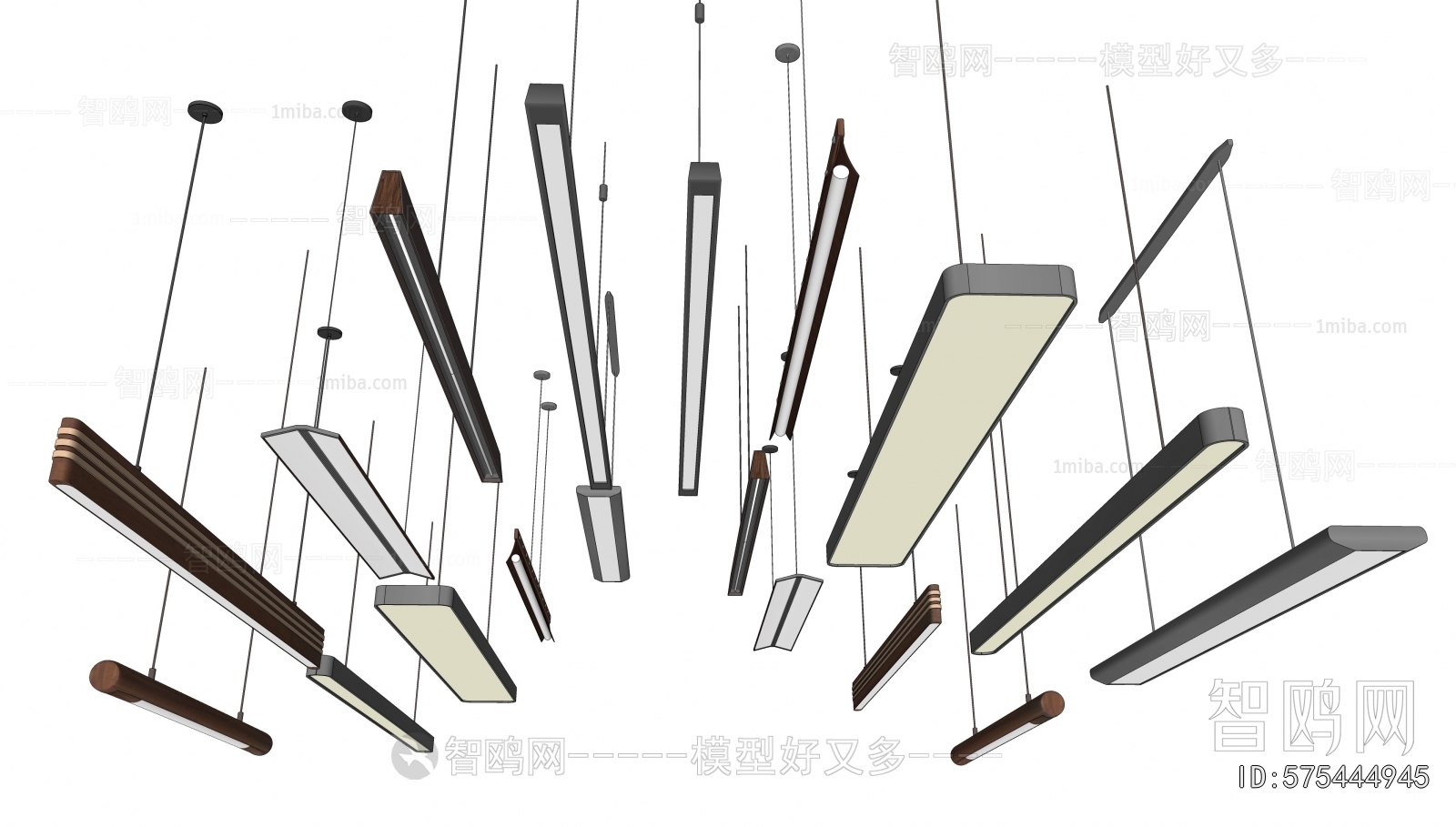 Modern Long Chandelier