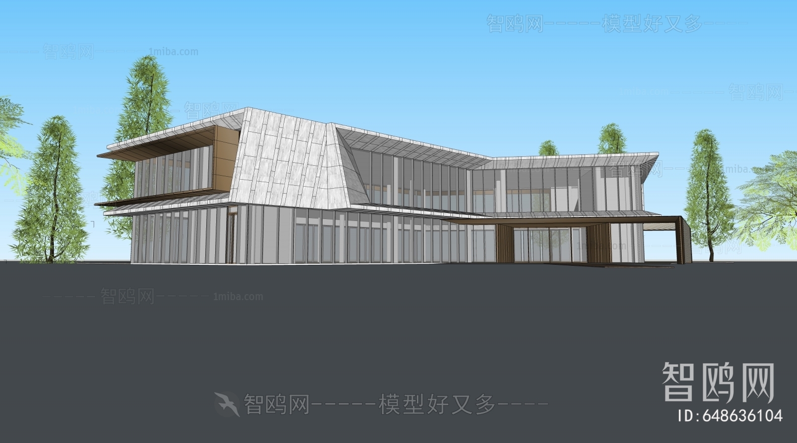 Modern Appearance Of Commercial Building