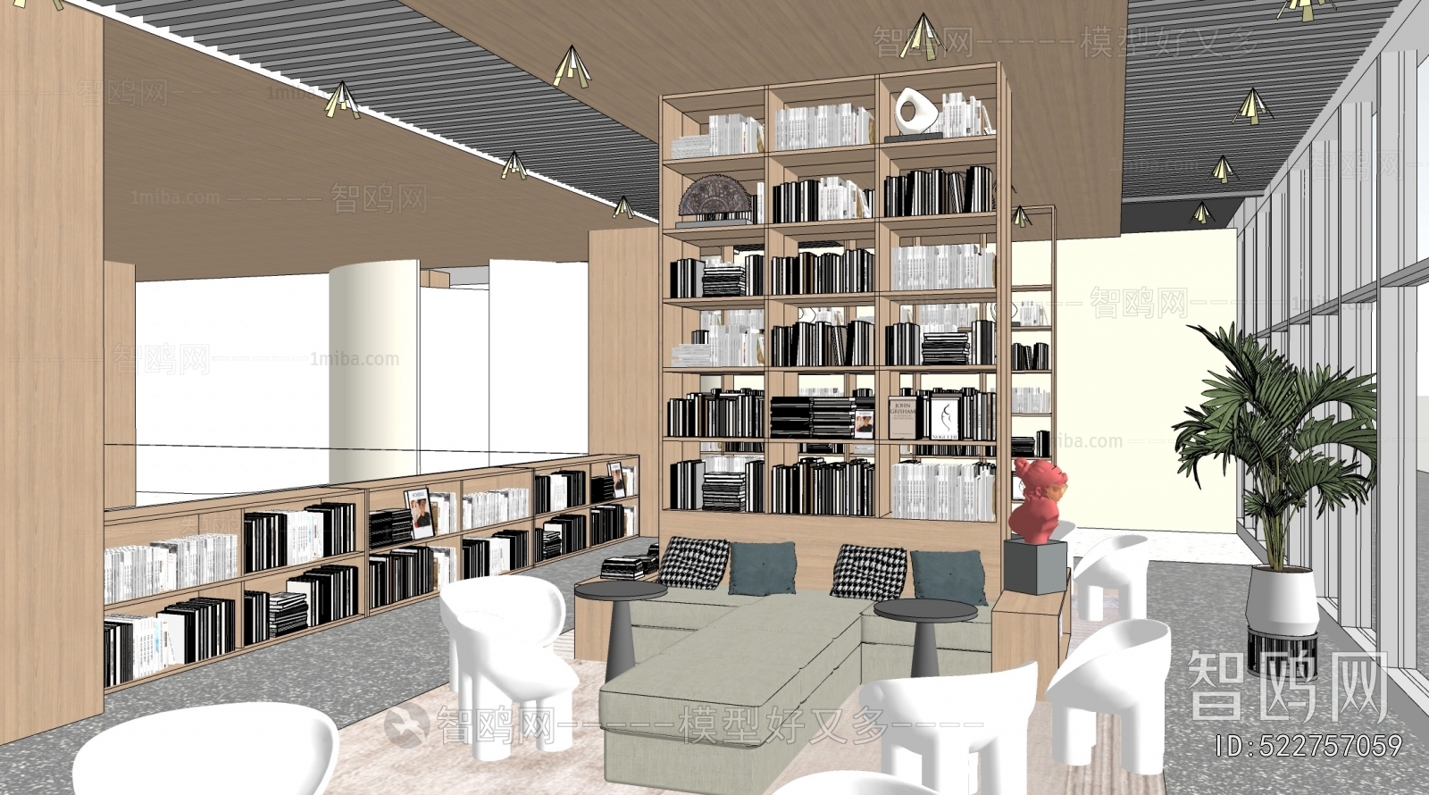 Modern Bookstore Book Bar