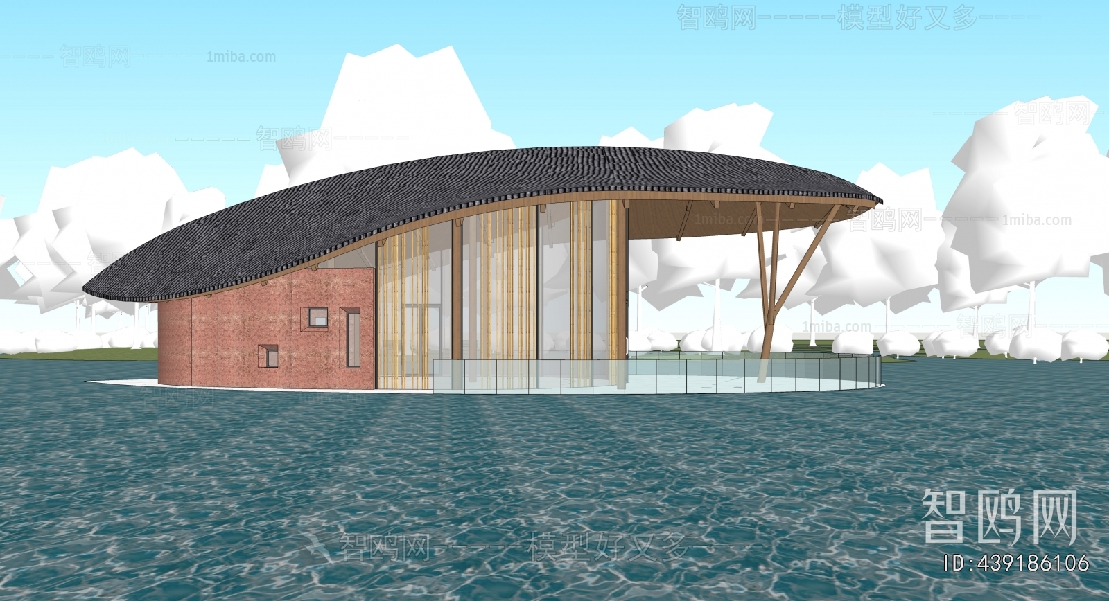 New Chinese Style Public Building