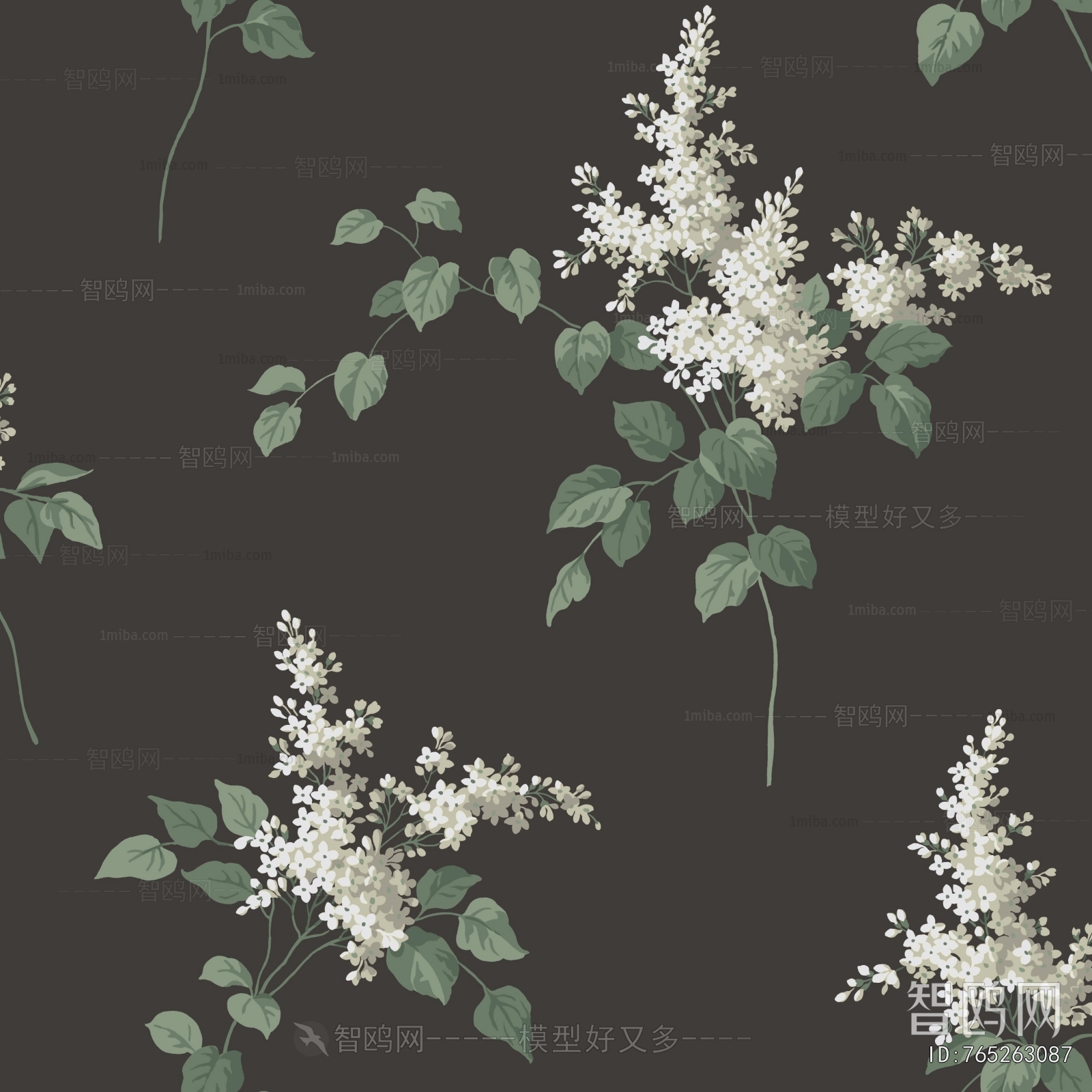 Animal And Plant Pattern Wallpaper