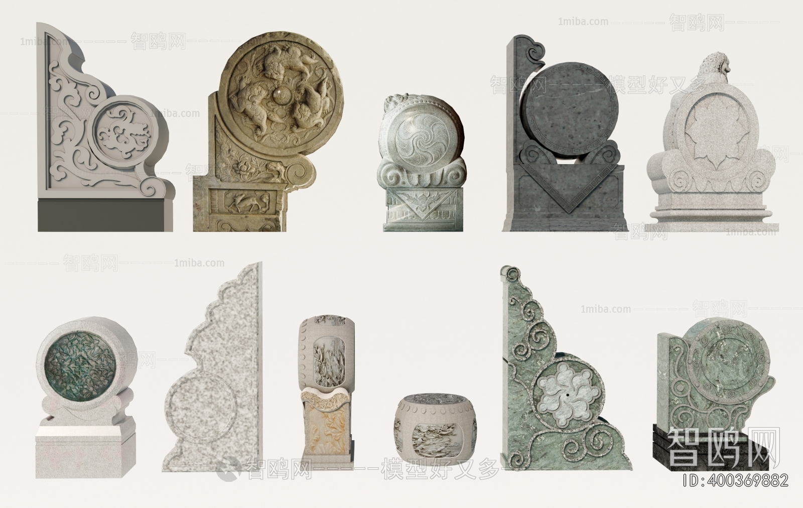 Chinese Style Stone Carving