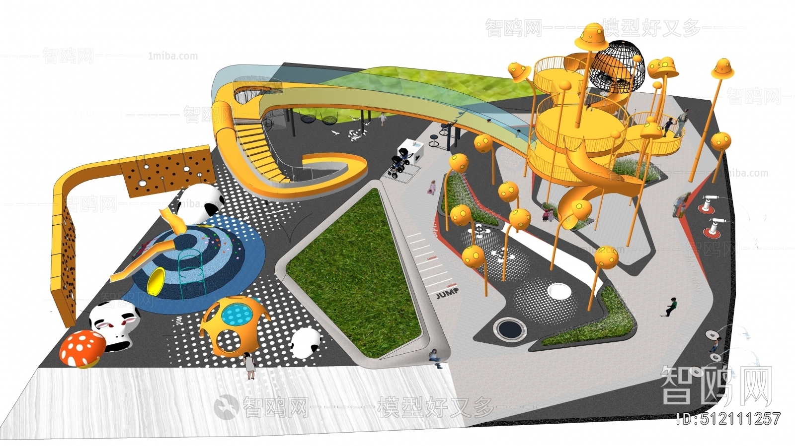 Modern Park Landscape