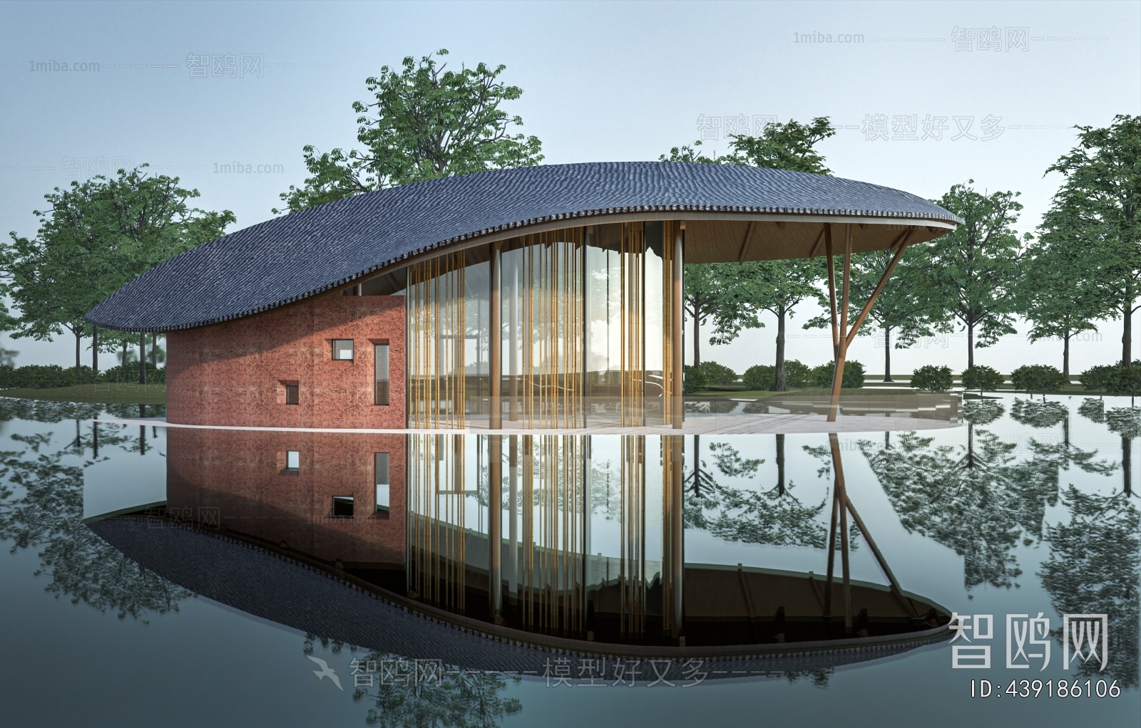 New Chinese Style Public Building