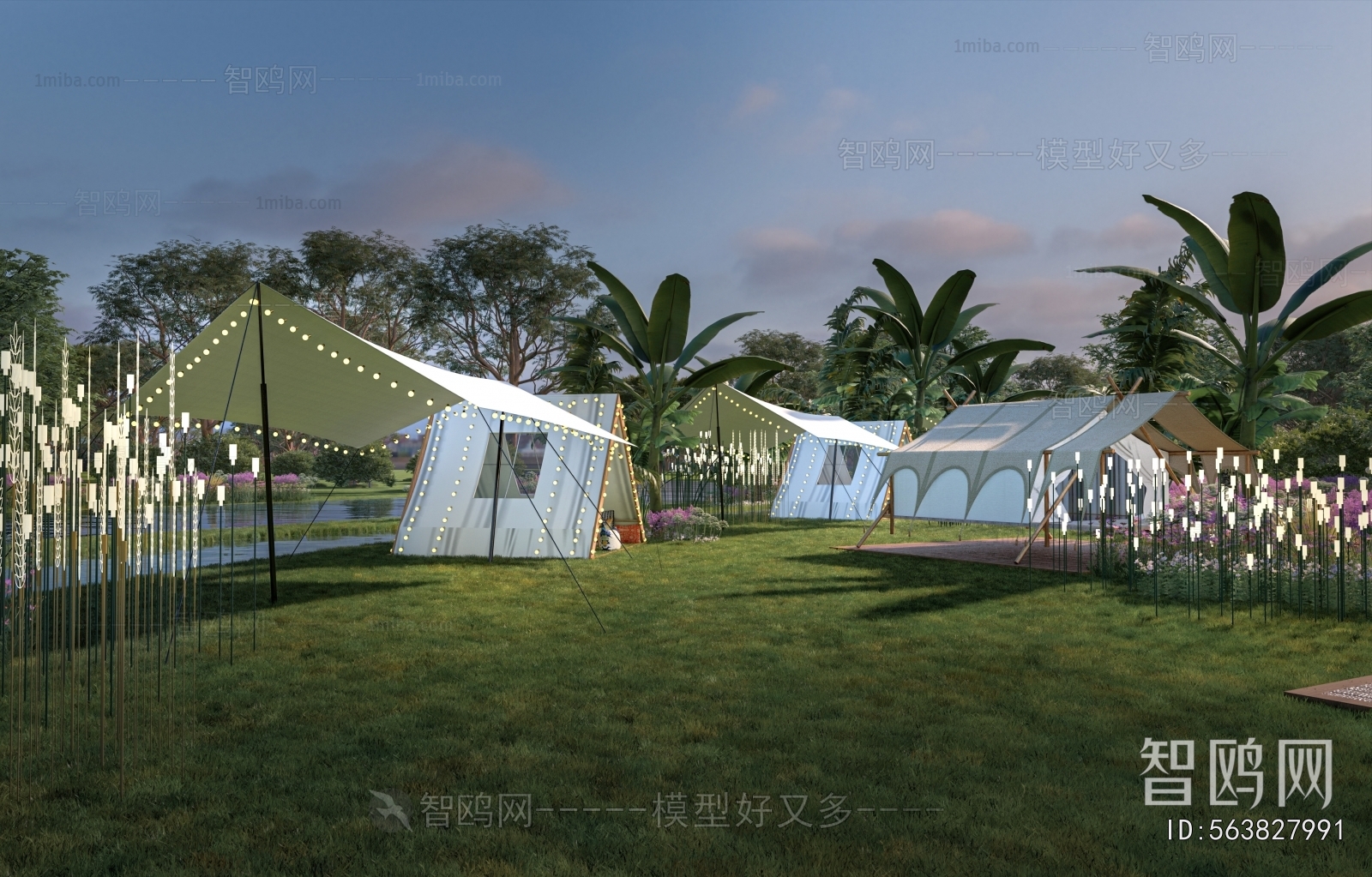 Modern Park Landscape