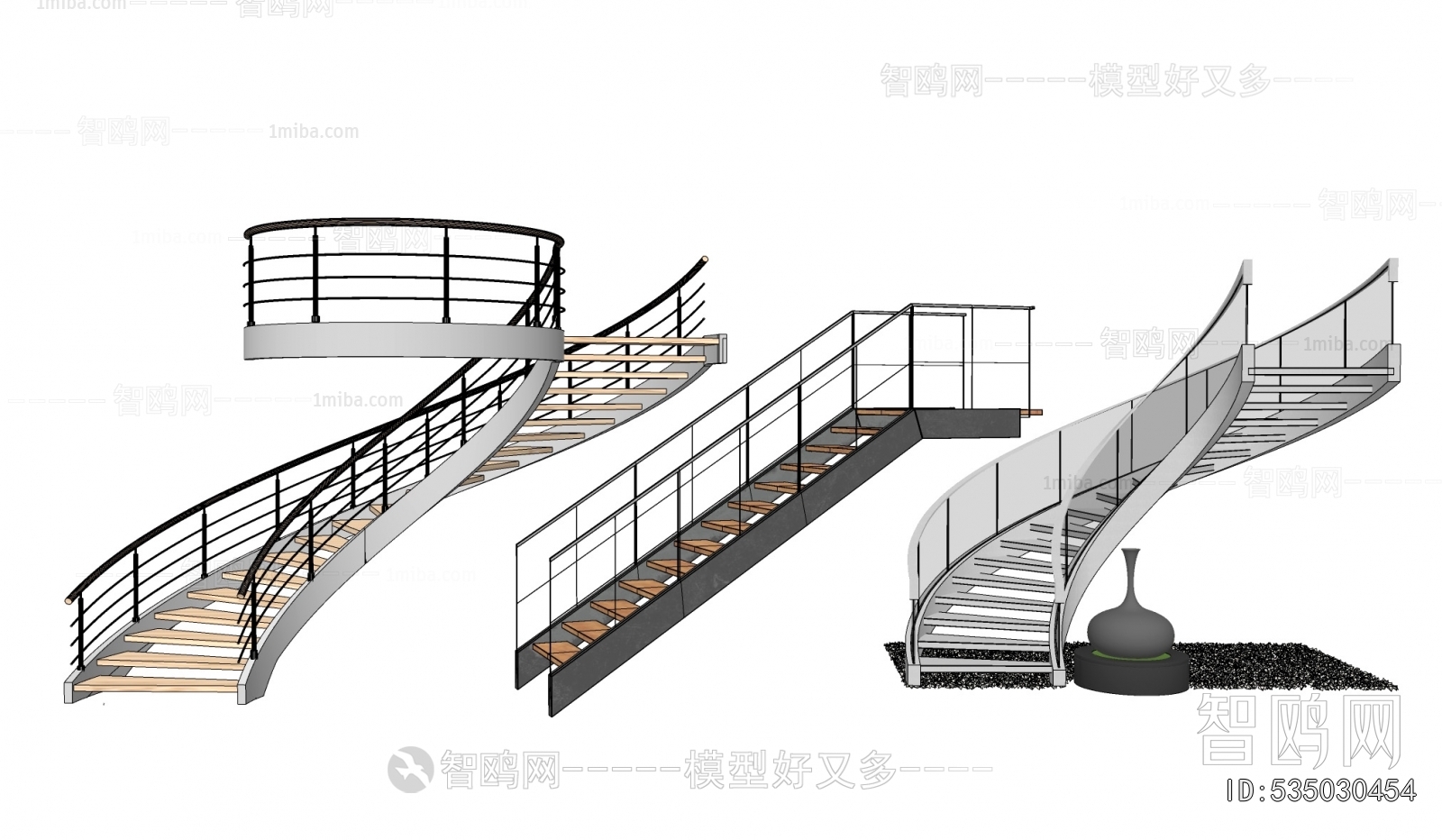 Modern Rotating Staircase