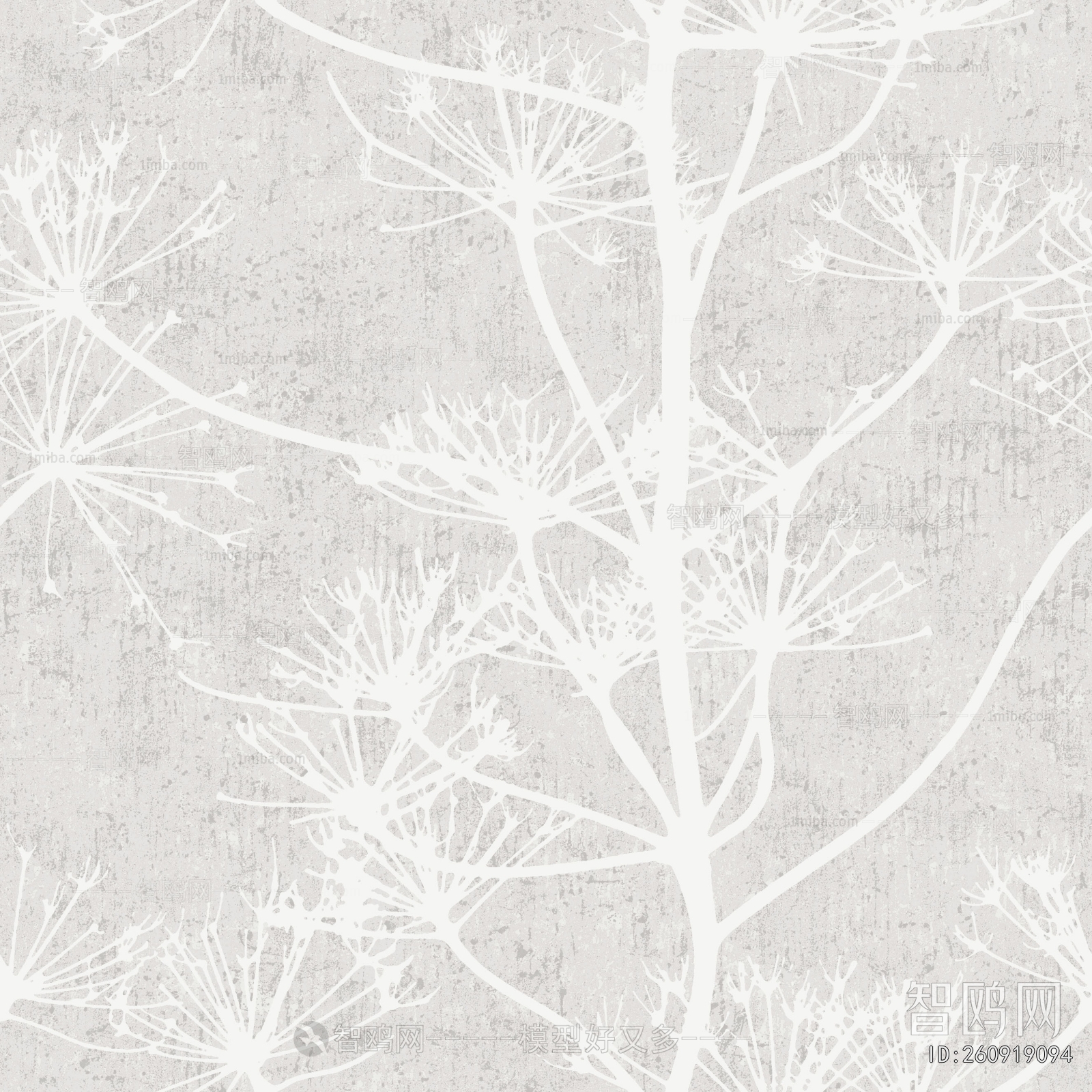 Animal And Plant Pattern Wallpaper