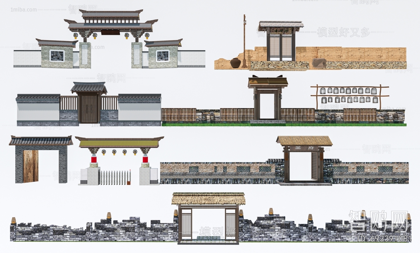 Chinese Style Facade Element