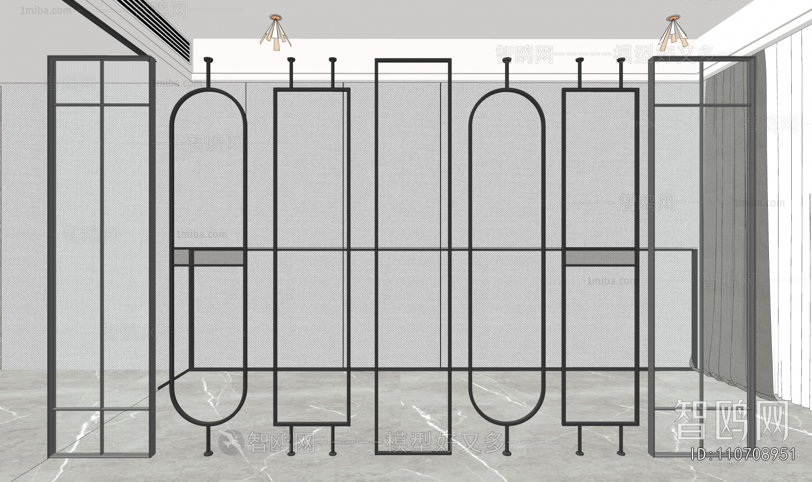 Modern Glass Screen Partition