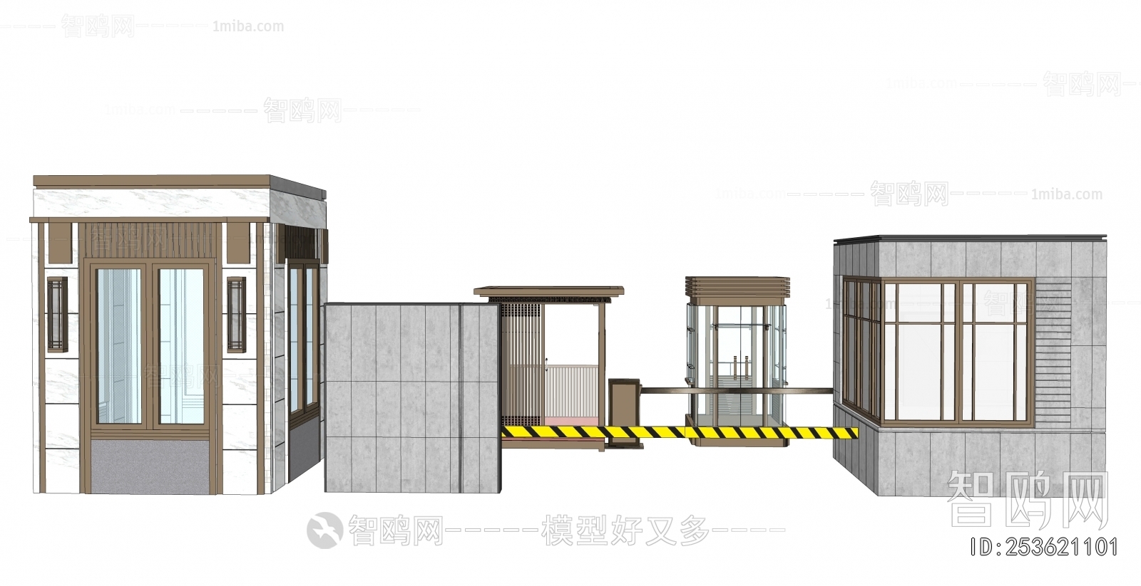 Modern Security Booth