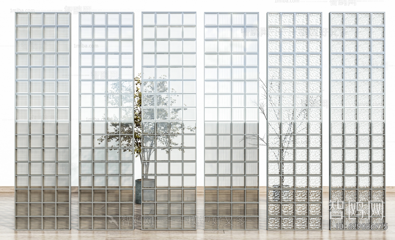 Modern Glass Screen Partition