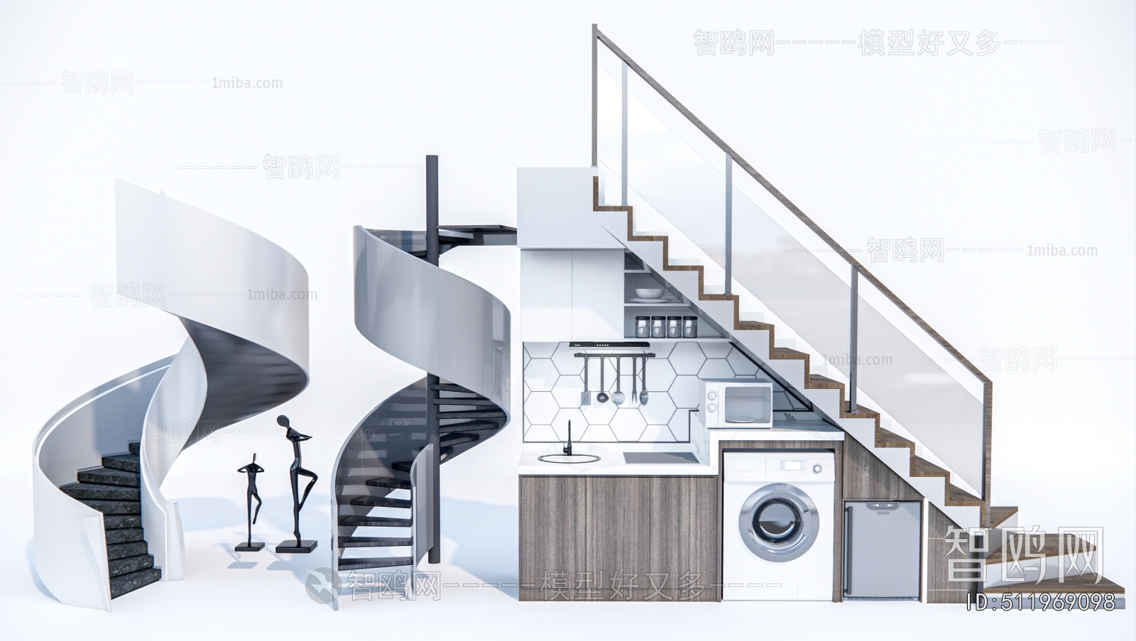 Modern Rotating Staircase