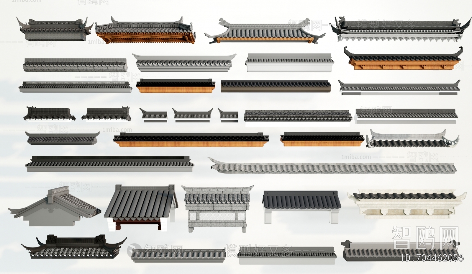 Chinese Style Building Component