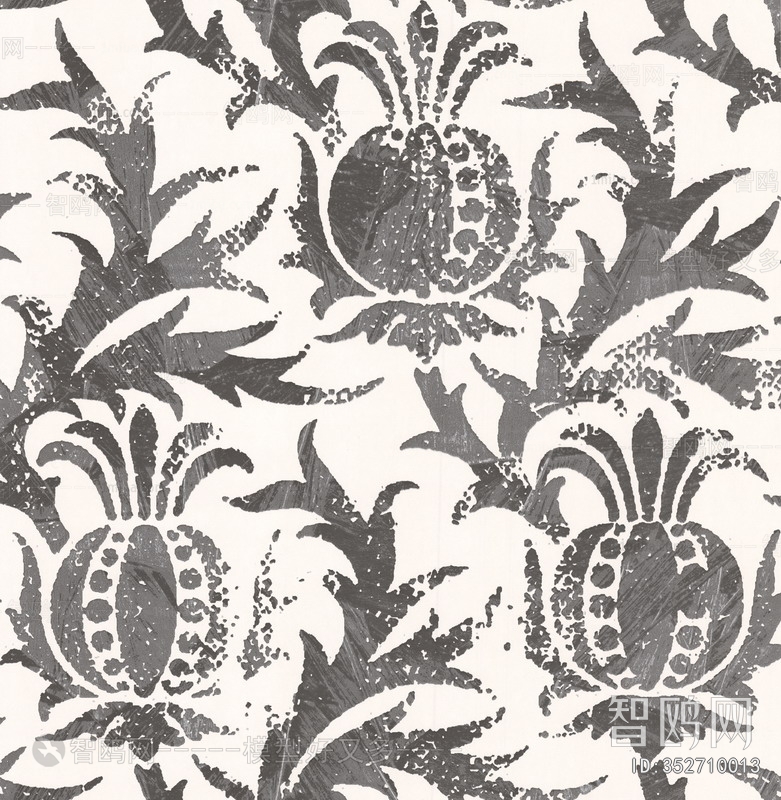 Animal And Plant Pattern Wallpaper