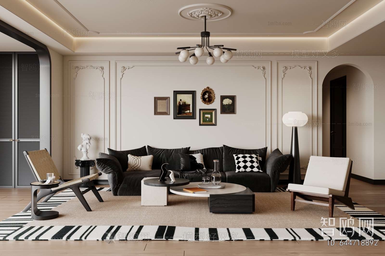 French Style A Living Room