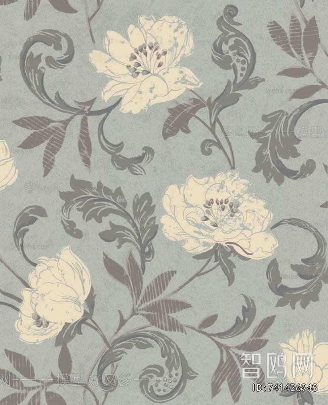 Animal And Plant Pattern Wallpaper