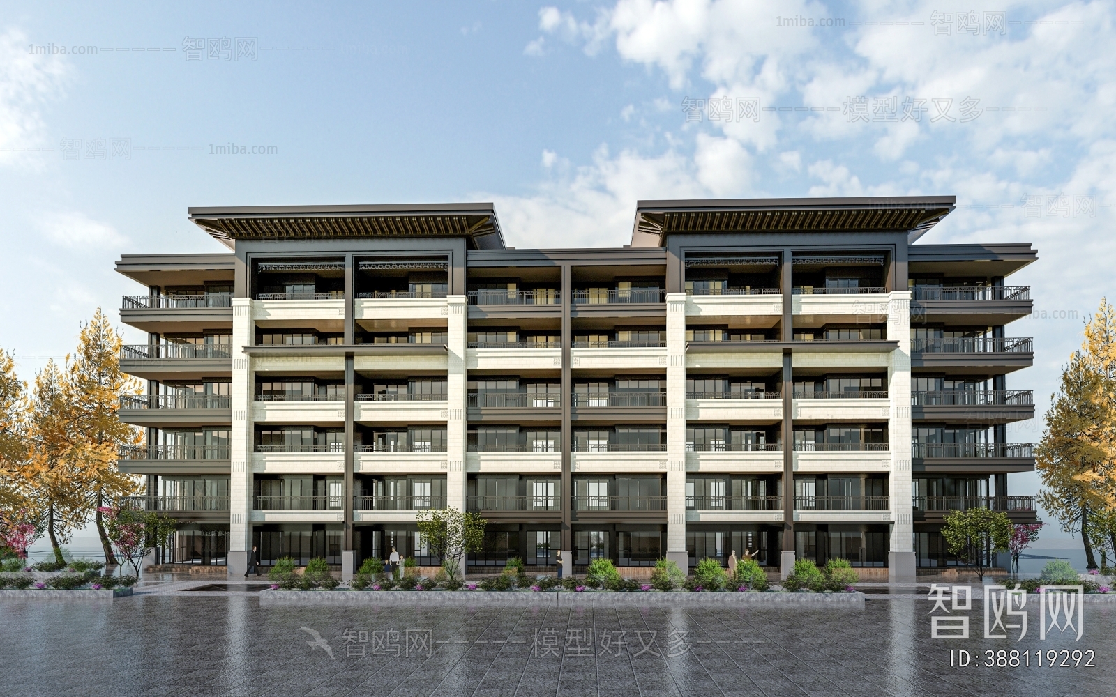 New Chinese Style Residential Building