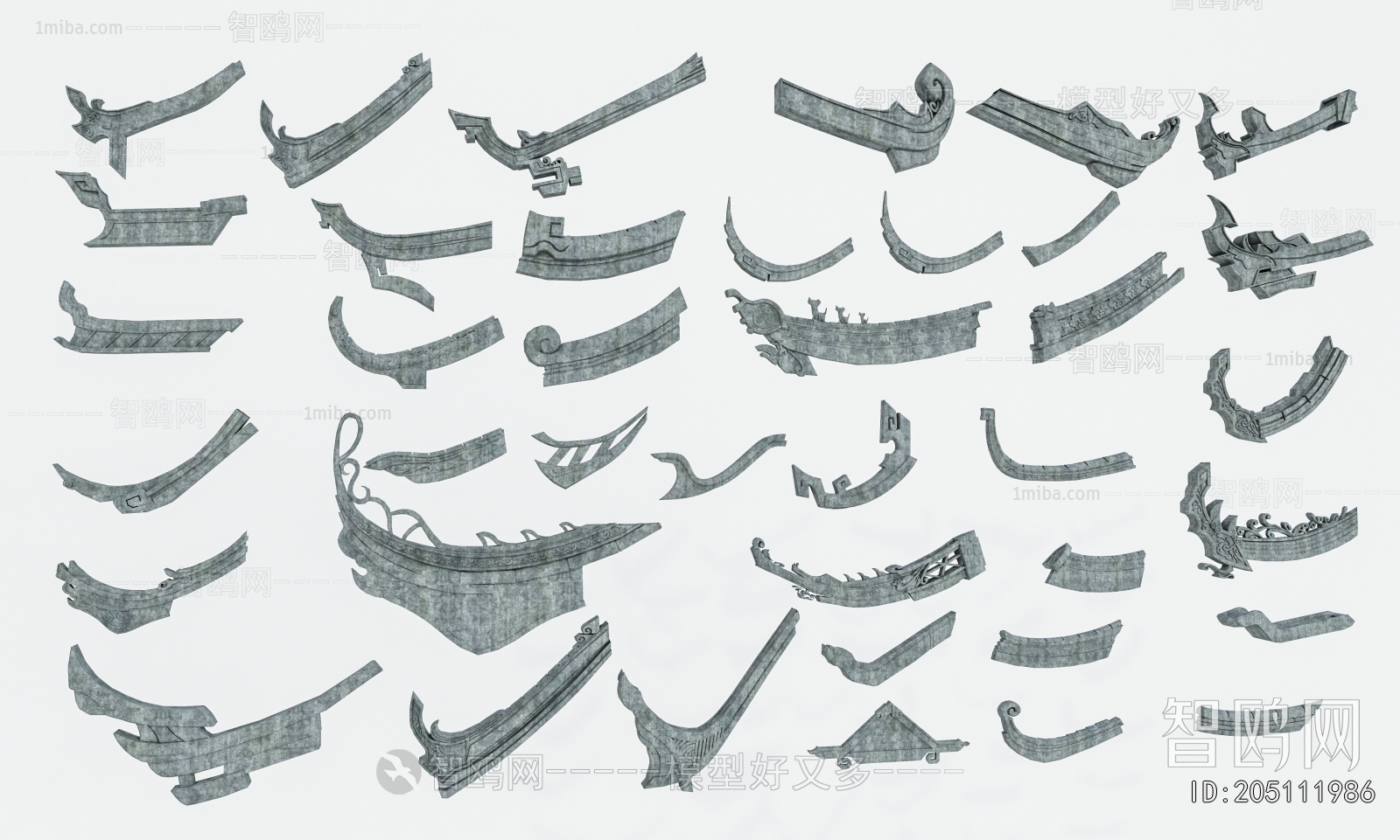 Chinese Style Building Component