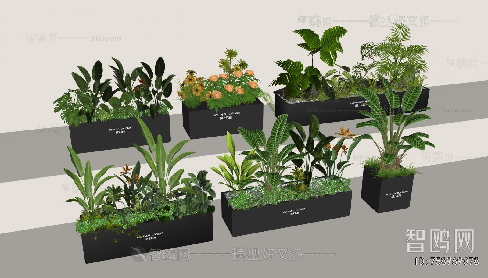 Modern Flower Bed, Flower Bowl, Flower Box