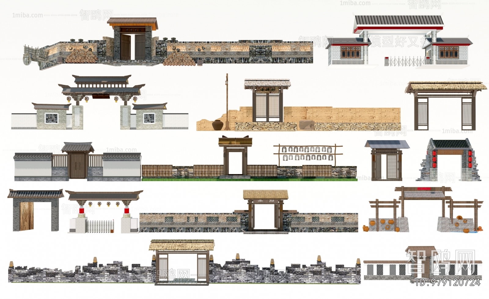 Chinese Style Facade Element