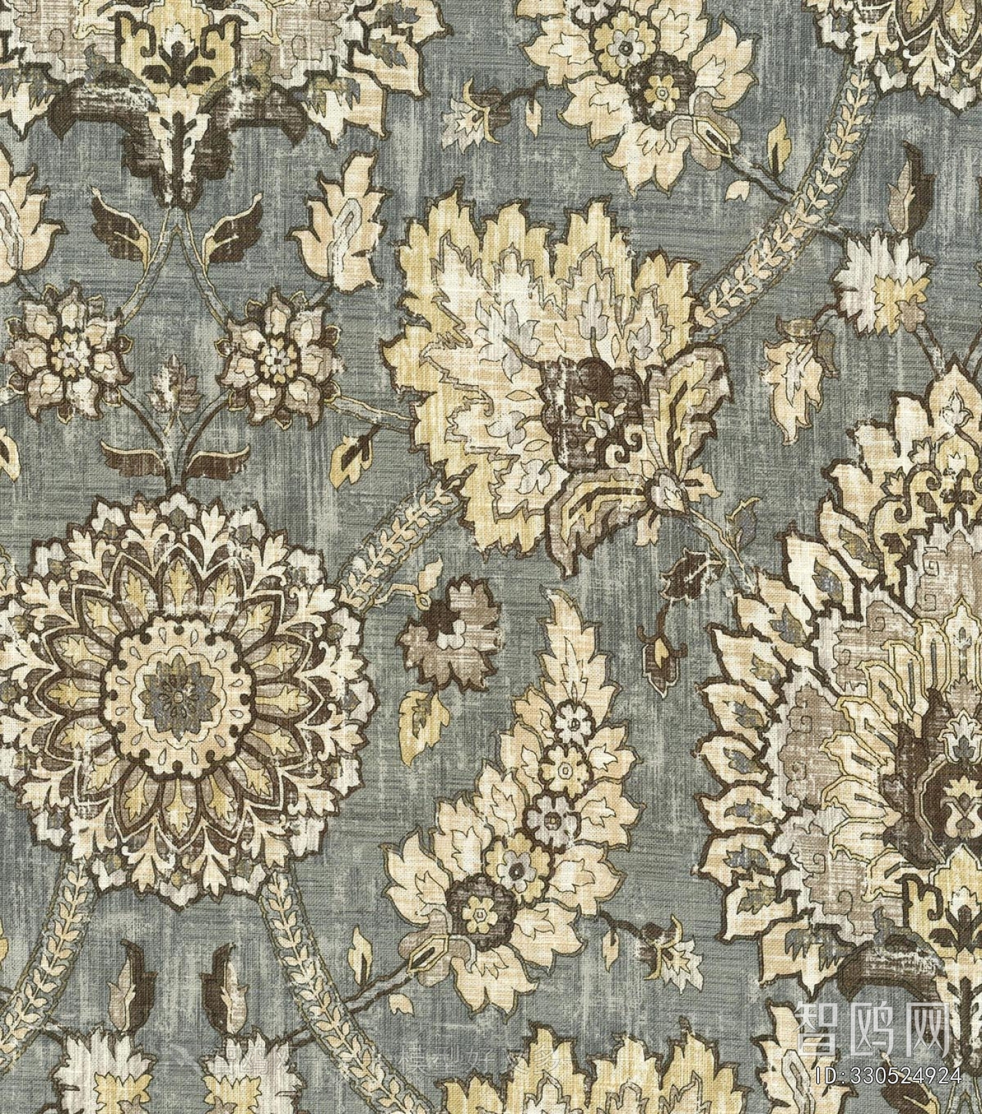 Animal And Plant Pattern Wallpaper