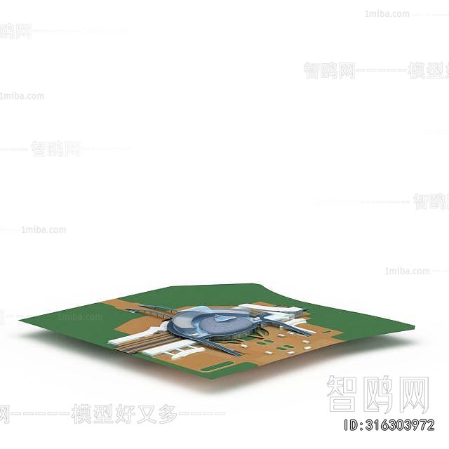 Modern Architectural Bird's-eye View Planning