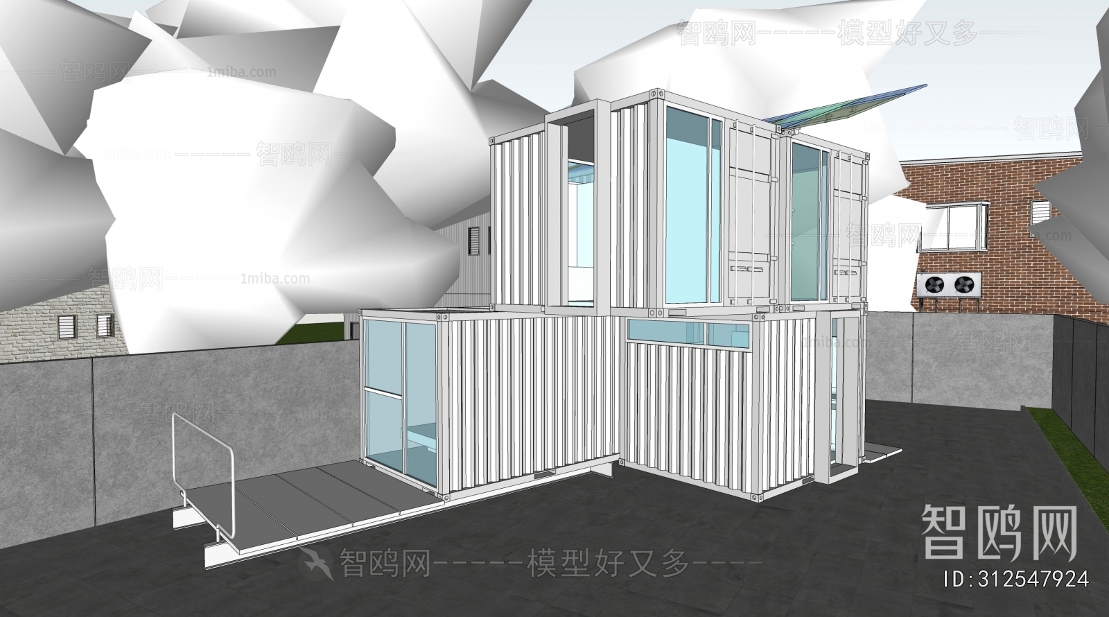 Modern Appearance Of Commercial Building