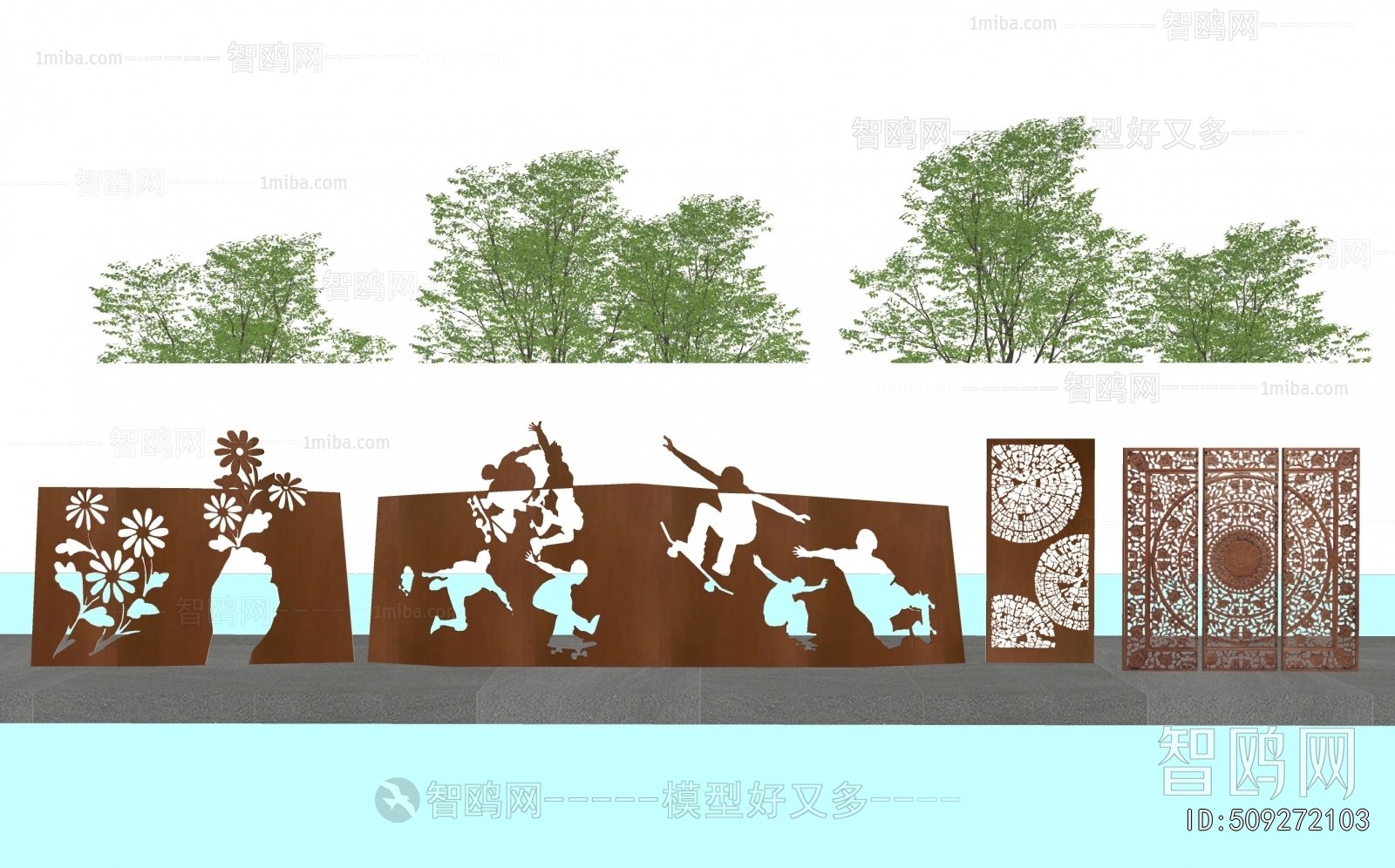 Modern Landscape Wall