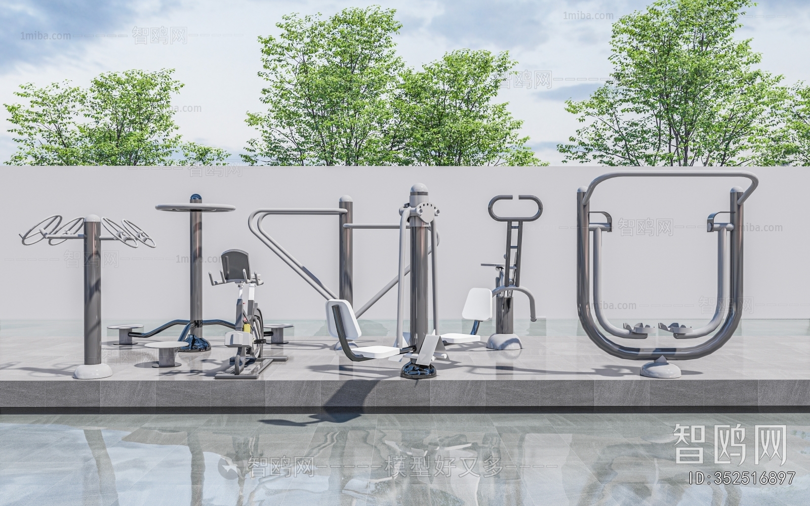 Modern Fitness Equipment