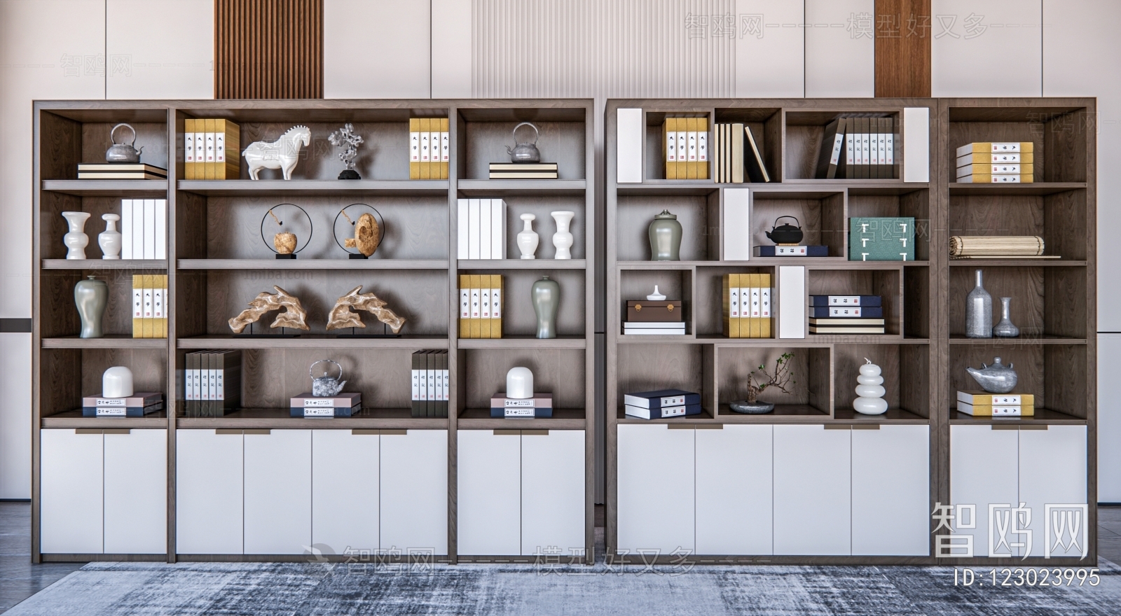 New Chinese Style Bookcase