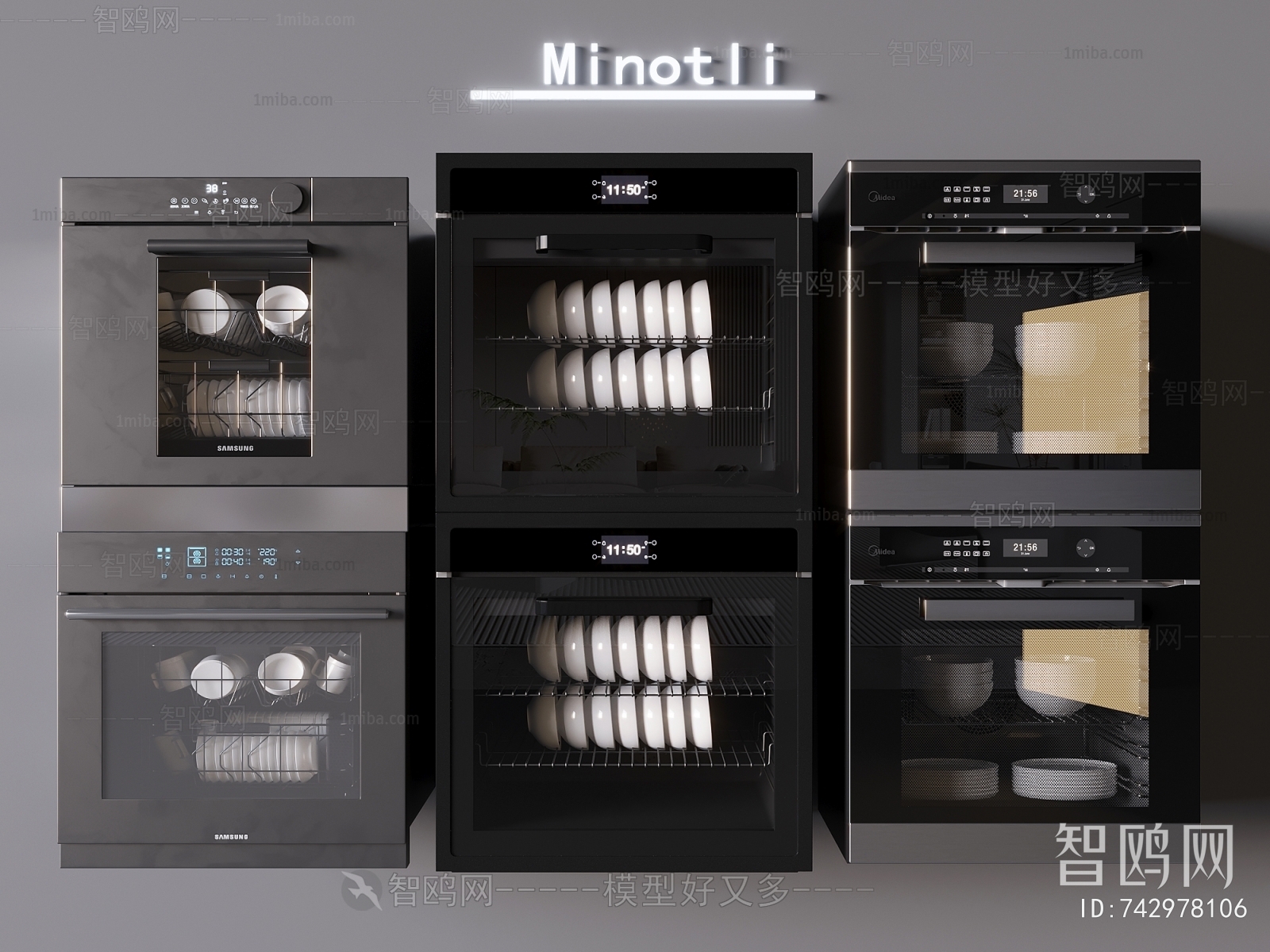 Modern Electric Kitchen Appliances