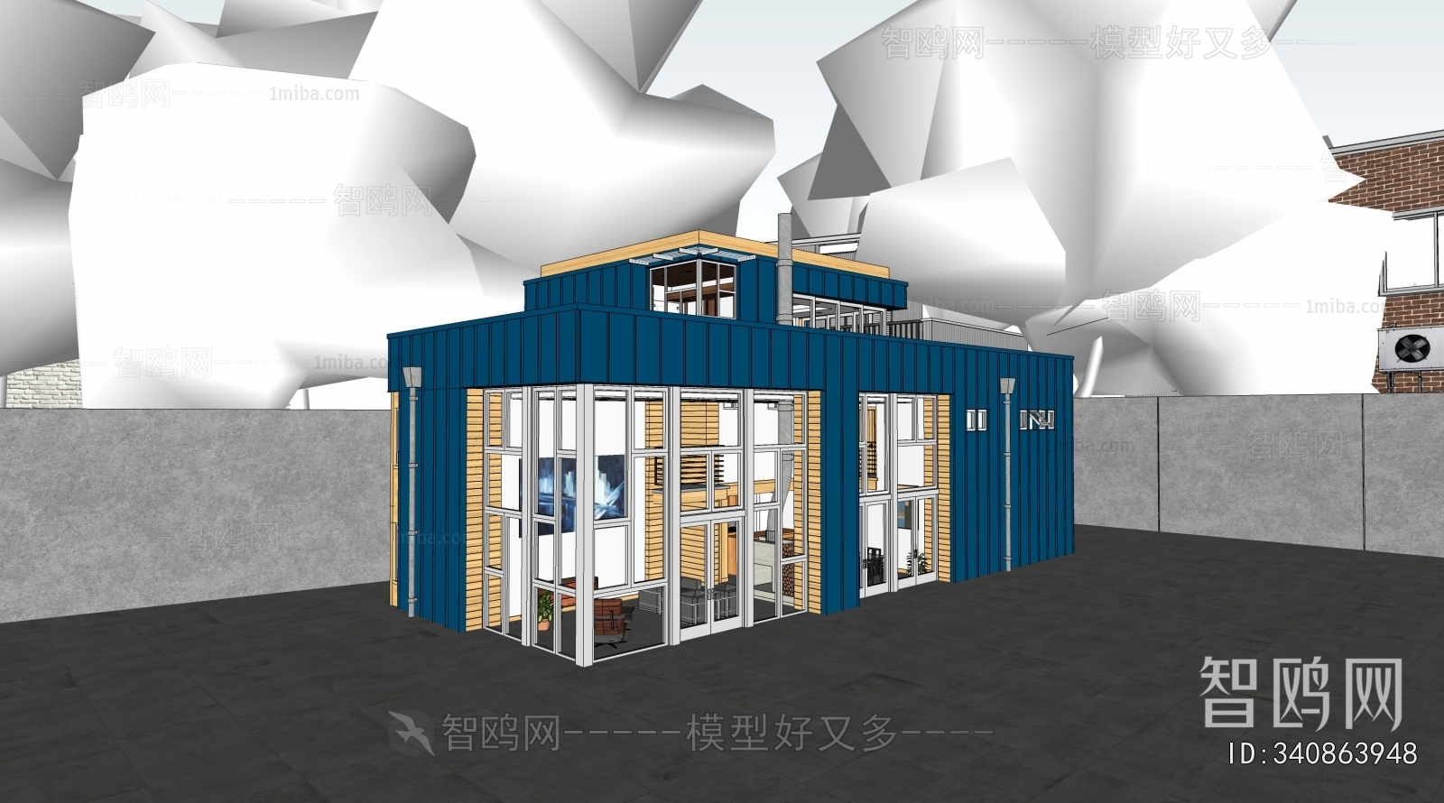 Modern Appearance Of Commercial Building