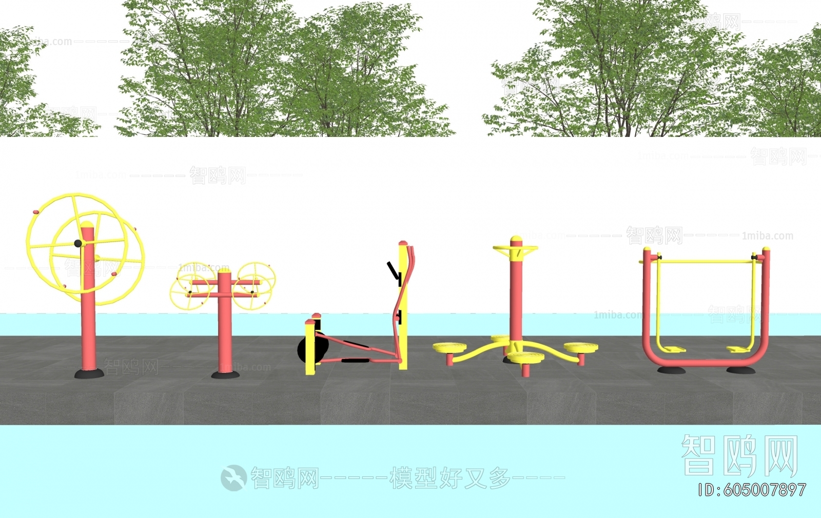 Modern Fitness Equipment