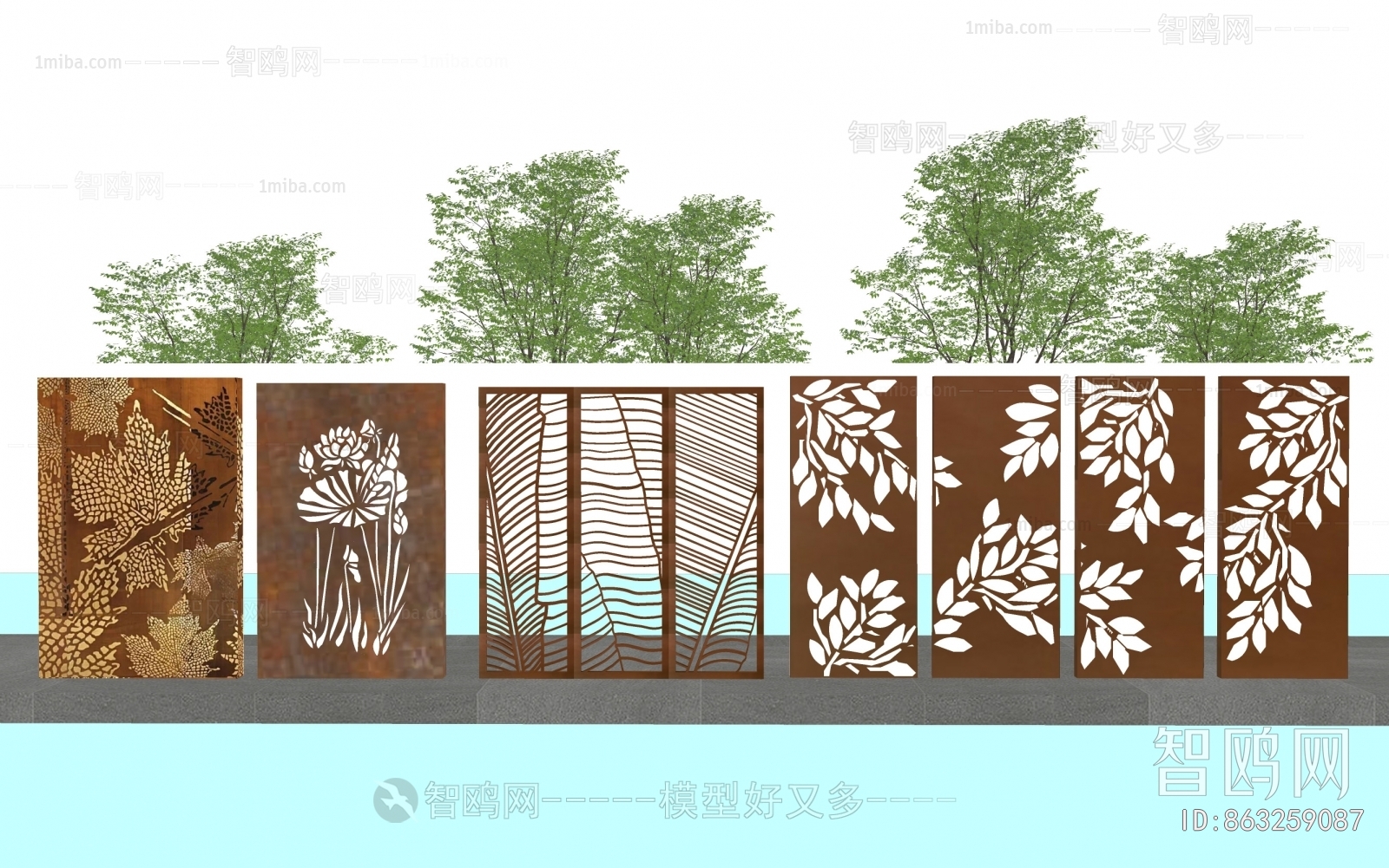 Modern Landscape Wall