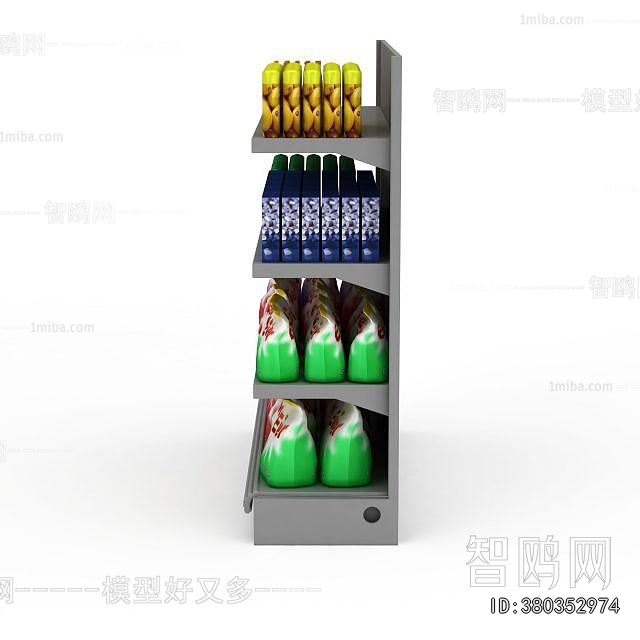 Modern Supermarket Shelf