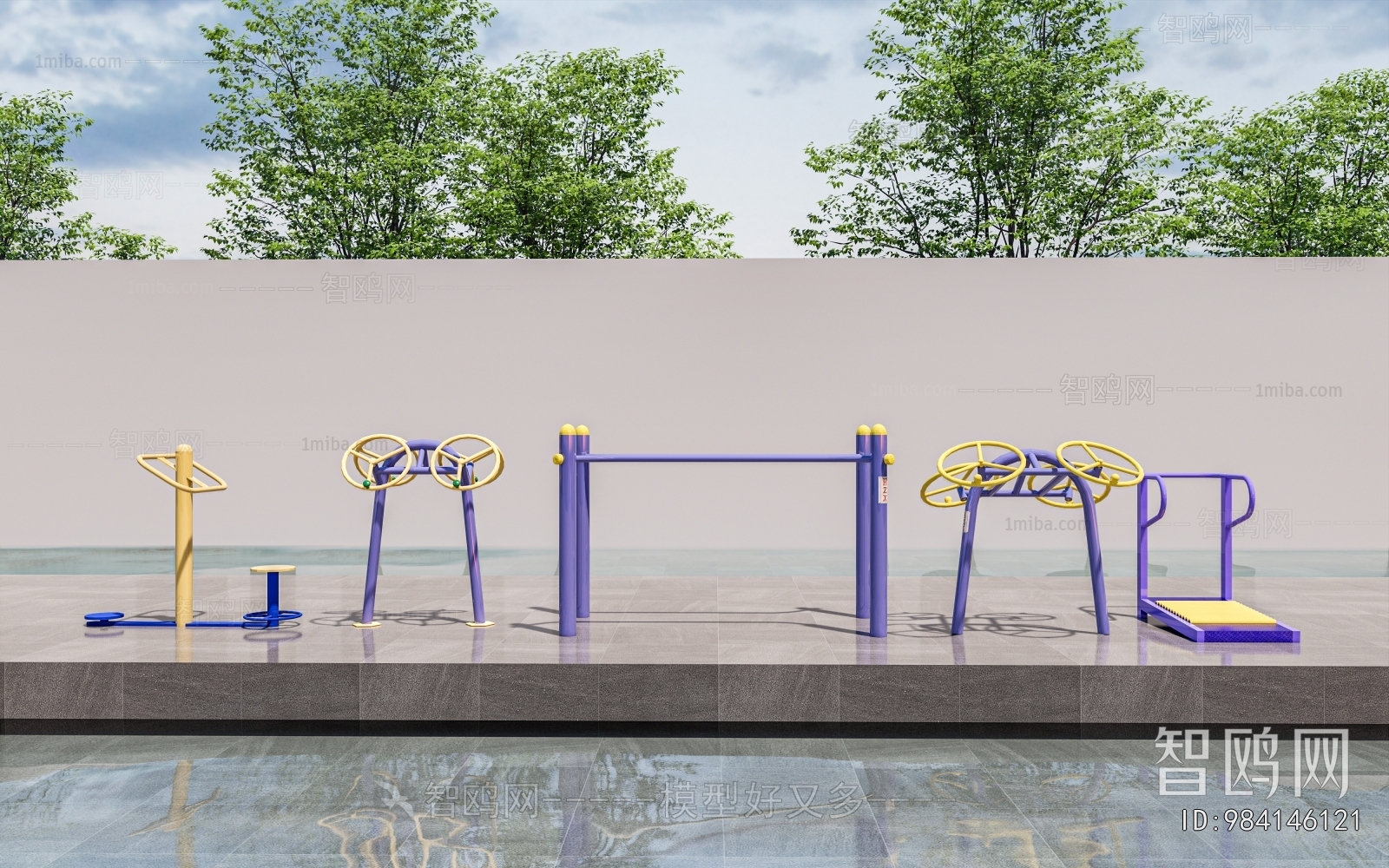 Modern Fitness Equipment