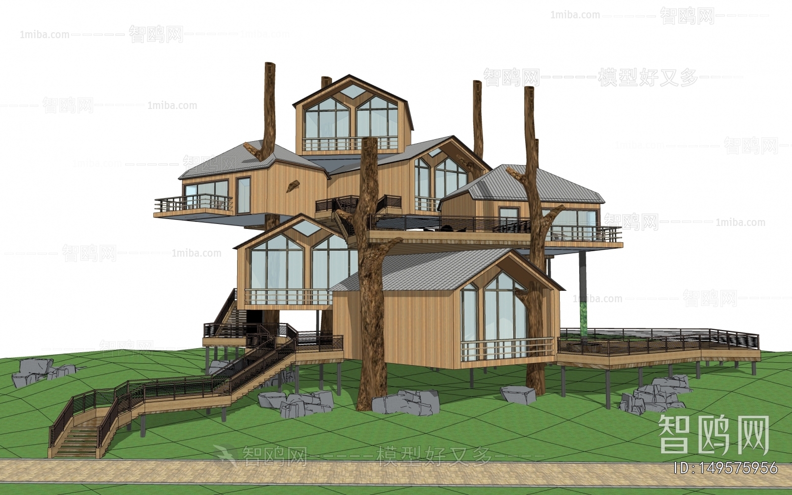 Modern Appearance Of Commercial Building