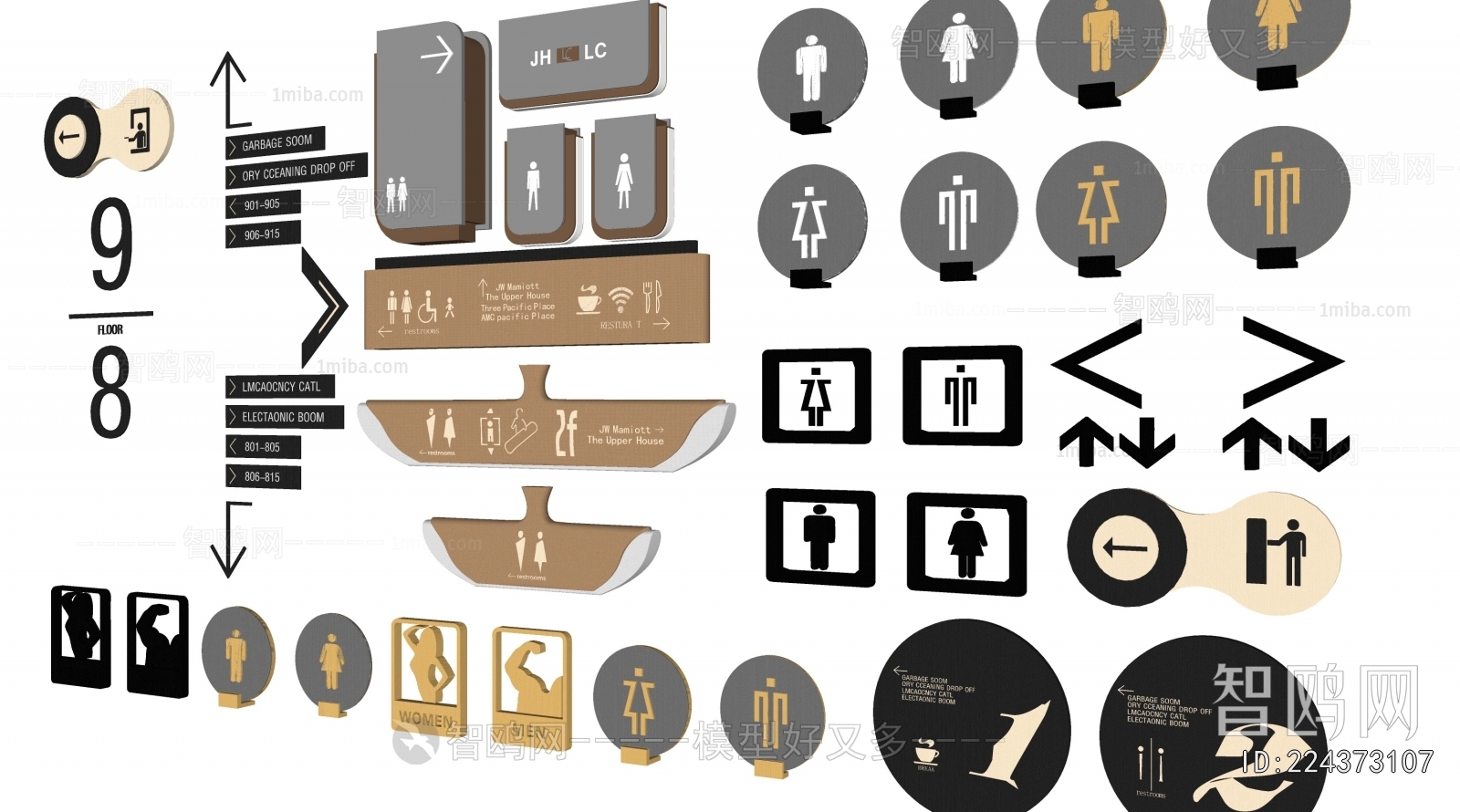 Modern Guide Board/bulletin Board