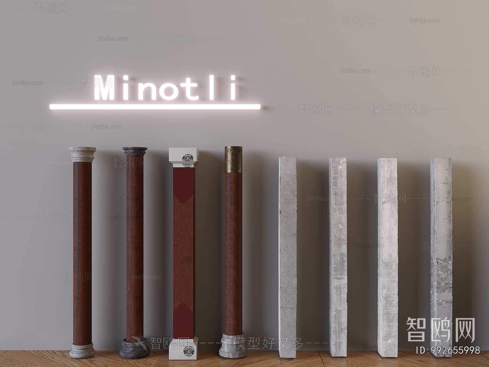 New Chinese Style Column